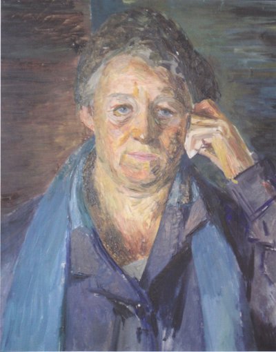 Portrait of an Old Woman Hermine Ilming by Felix Esterl